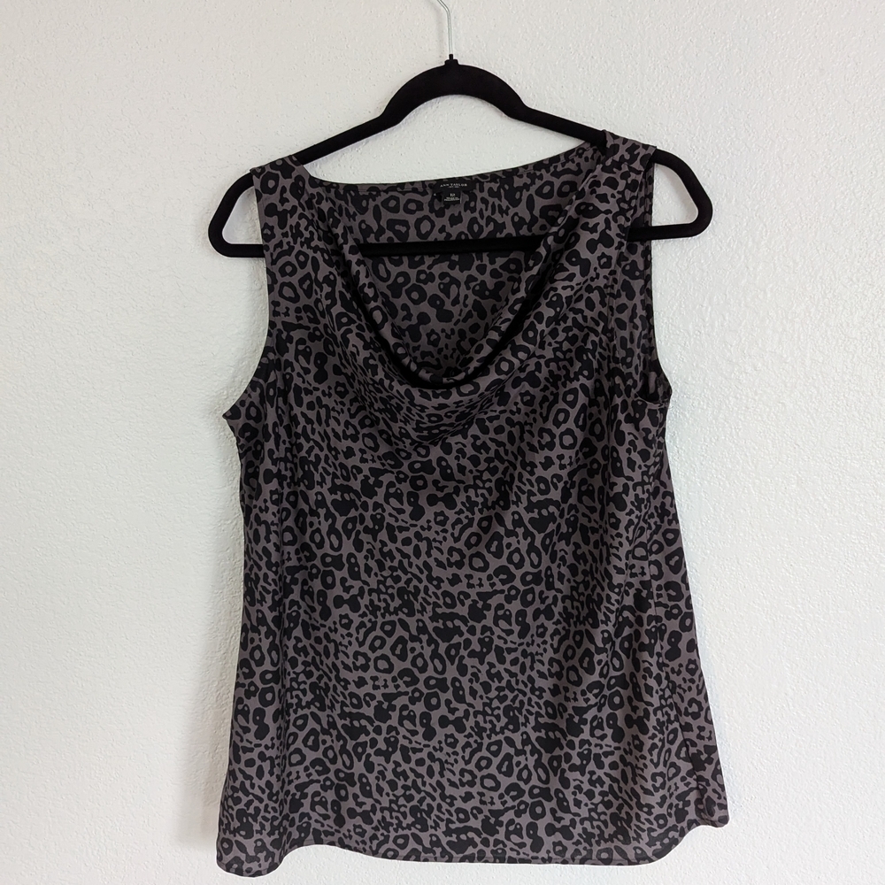 Leopard Print Sleeveless Top